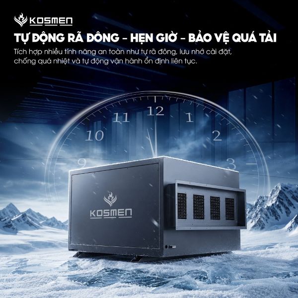Máy hút ẩm treo trần Kosmen KM-480DS (480 lít/ngày)