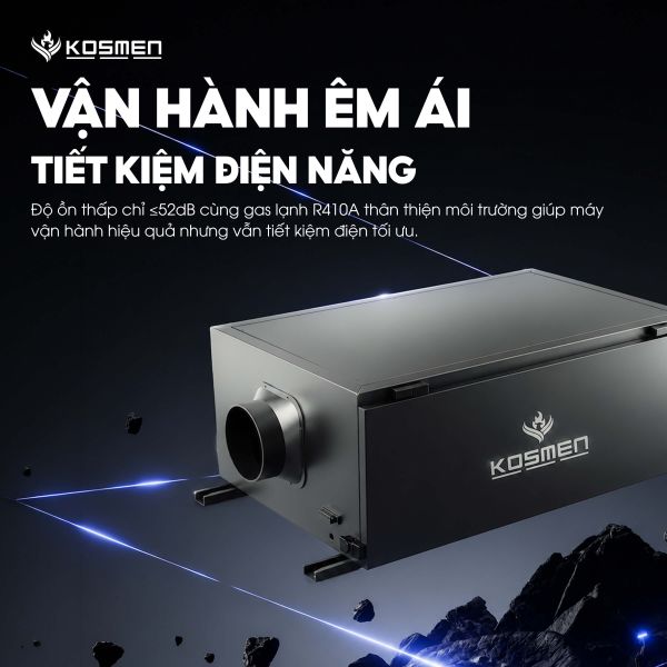 Máy hút ẩm treo trần Kosmen KM-66E (66 lít/ngày)
