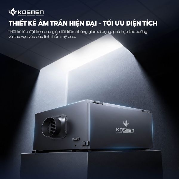 Máy hút ẩm treo trần Kosmen KM-66E (66 lít/ngày)