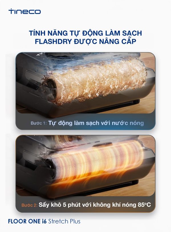 Máy hút bụi lau nhà Tineco i6 Stretch Plus