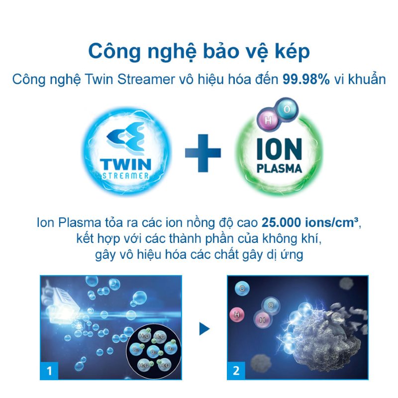 Máy lọc không khí Daikin MC80ZVM7 62m², kết nối wifi