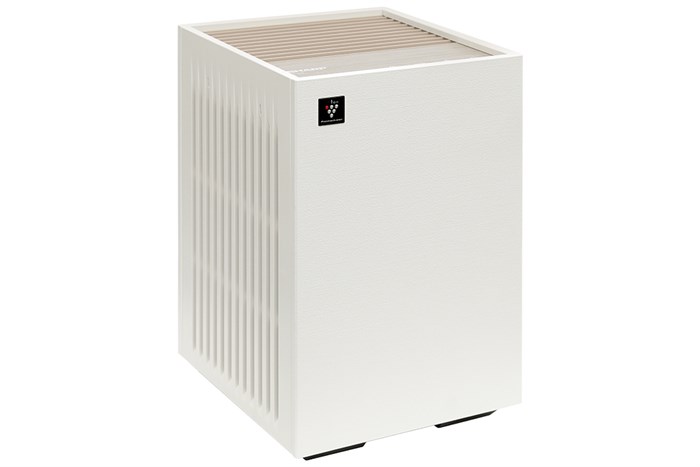 Máy lọc không khí Sharp FP-S40V-W góc nghiêng phải, cửa gió trên
