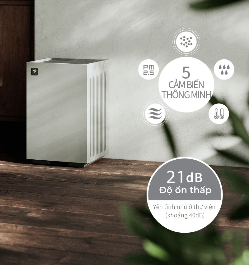 Máy lọc không khí Sharp FP-S42V-L 30m², wifi