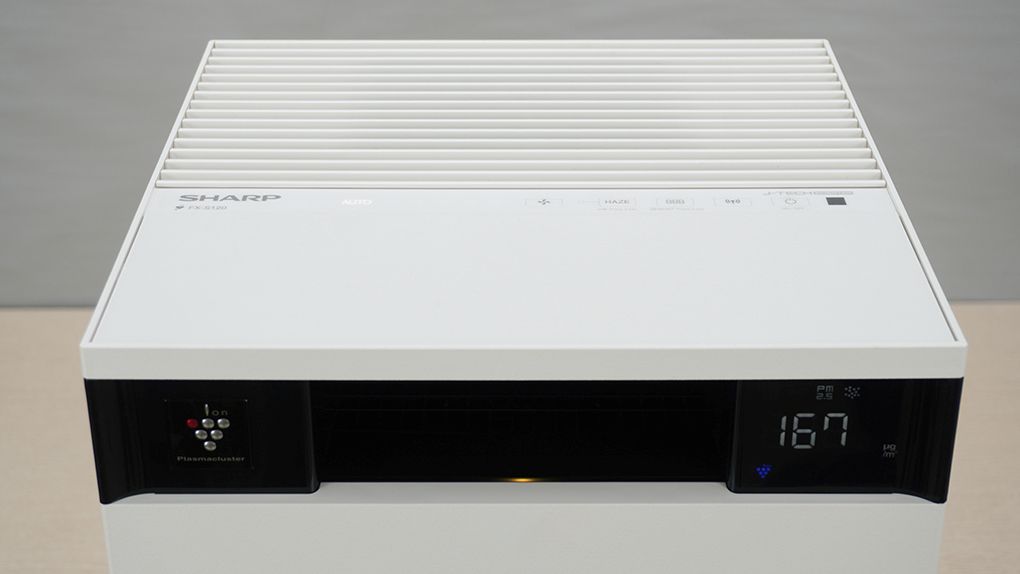 Máy lọc không khí Sharp FX-S120V-W bảng điều khiển