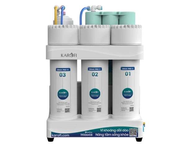 Máy lọc nước Karofi KAQ-U05 Pro, 10 lõi