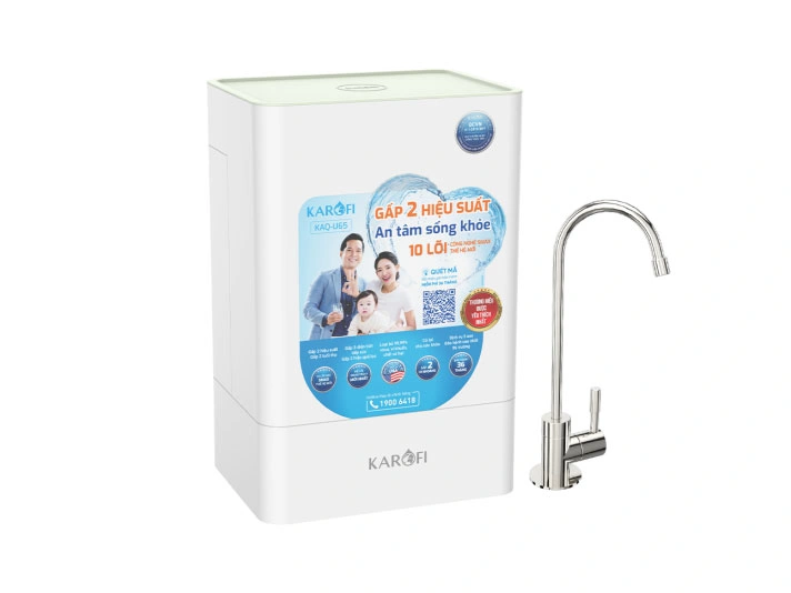 Máy lọc nước Karofi KAQ-U65, 10 lõi