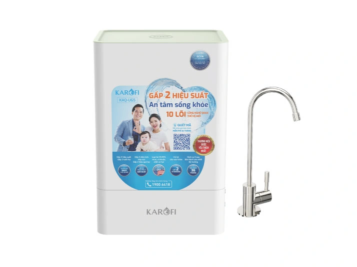 Máy lọc nước Karofi KAQ-U65, 10 lõi