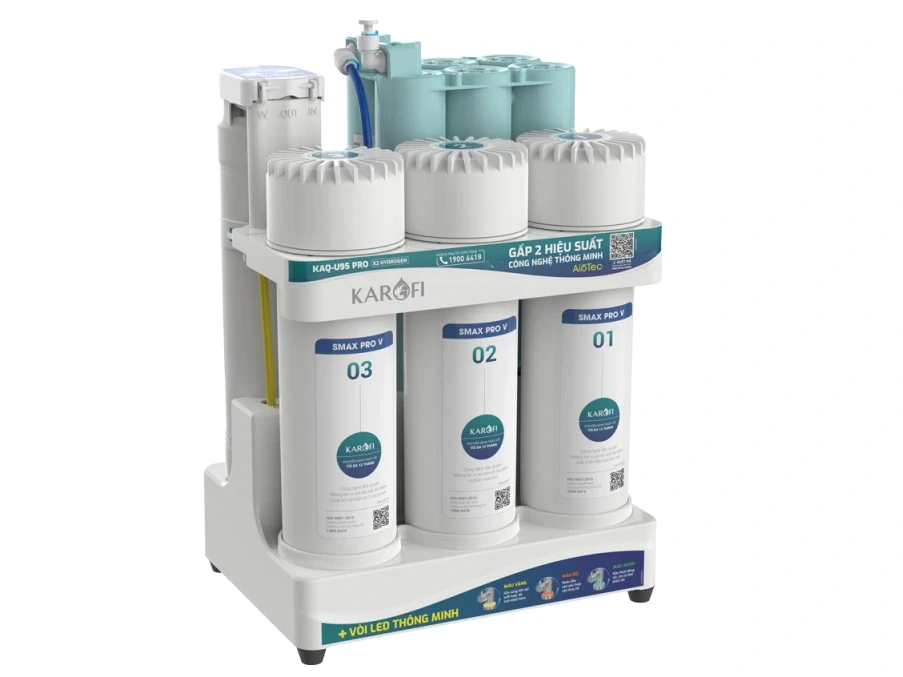Máy lọc nước Karofi KAQ-U95 Pro, 10 lõi