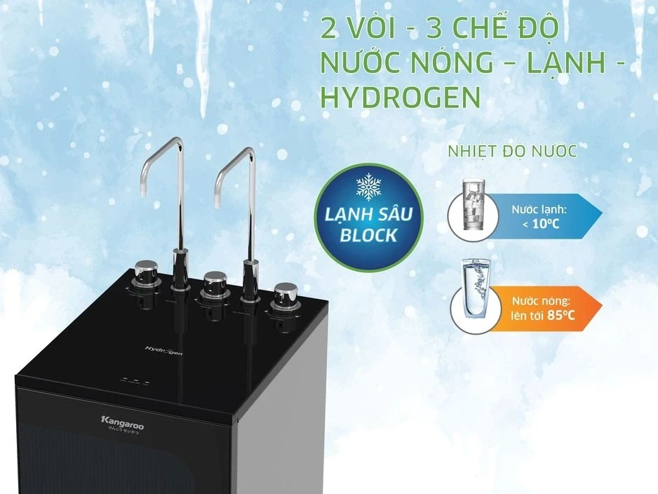 Máy lọc nước nóng lạnh Kangaroo KG10A16