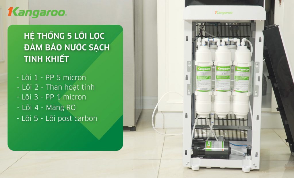 Máy lọc nước nóng lạnh Kangaroo KG62A3