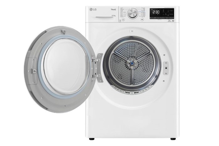 Máy sấy quần áo bơm nhiệt LG DVHP50W 10.5 kg