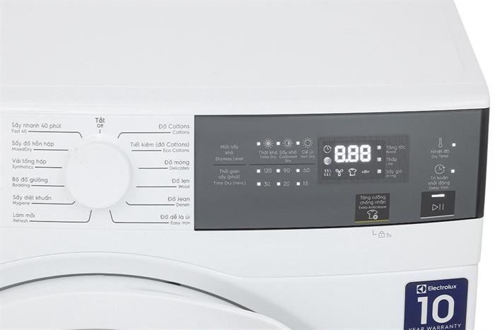 Máy sấy quần áo Electrolux EDV904H3WC 9 kg