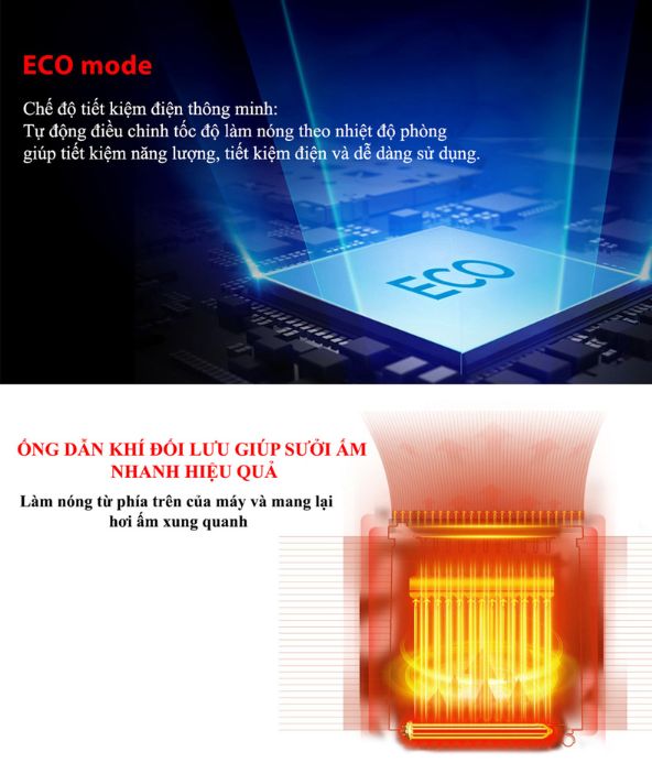 Máy sưởi dầu Tiross TS9218, 12 thanh kín, điều khiển từ xa