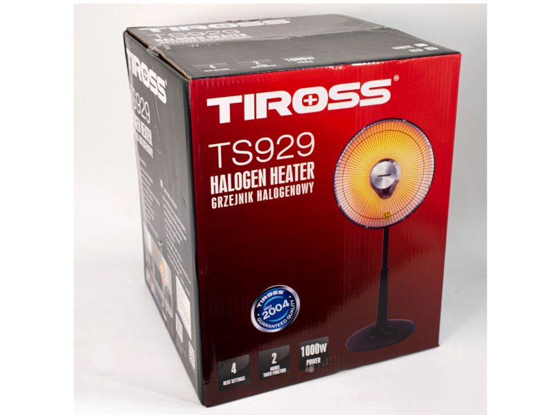 Máy sưởi Halogen Tiross TS929, 1000W