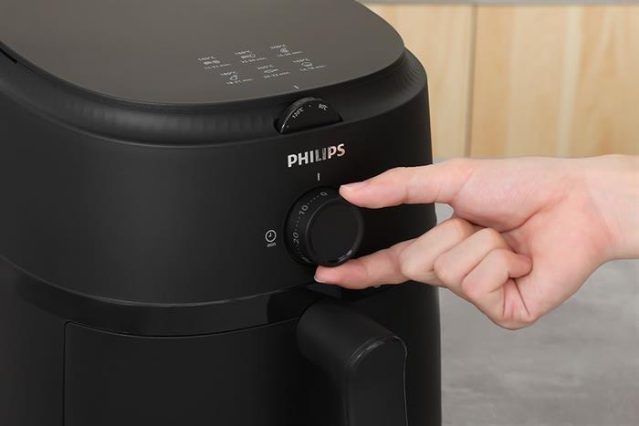 Nồi chiên không dầu Philips NA120/00 núm xoay hẹn giờ
