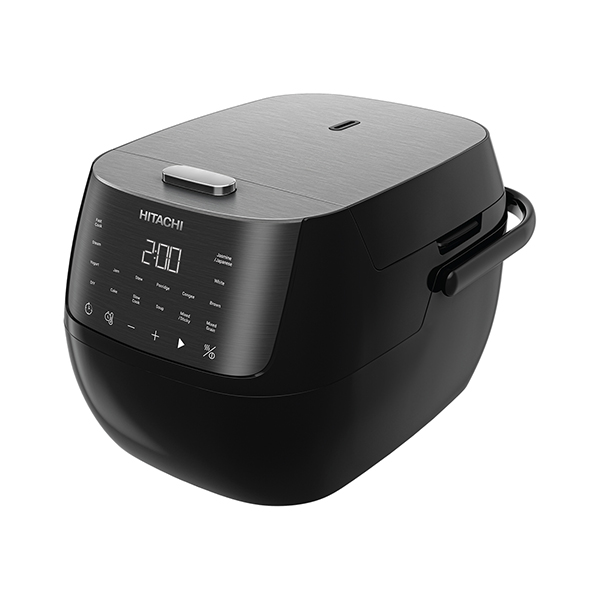 Nồi cơm điện Hitachi RZ-S18VN BK góc nghiêng