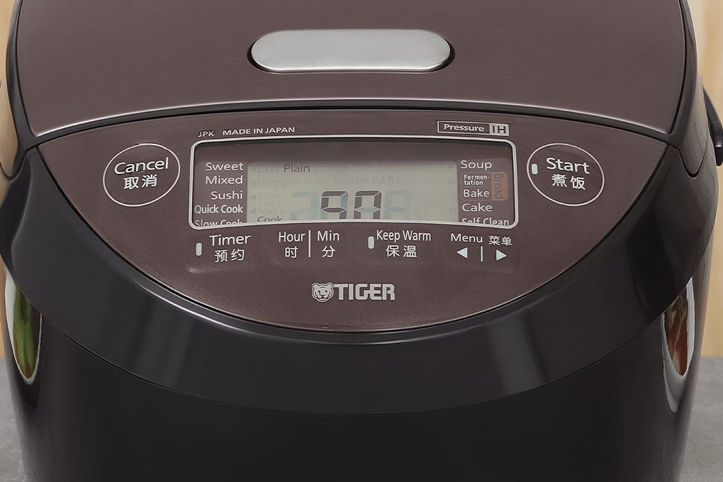 Nồi cơm điện tử cao tần áp suất Tiger JPK-W18W 1.8 lít