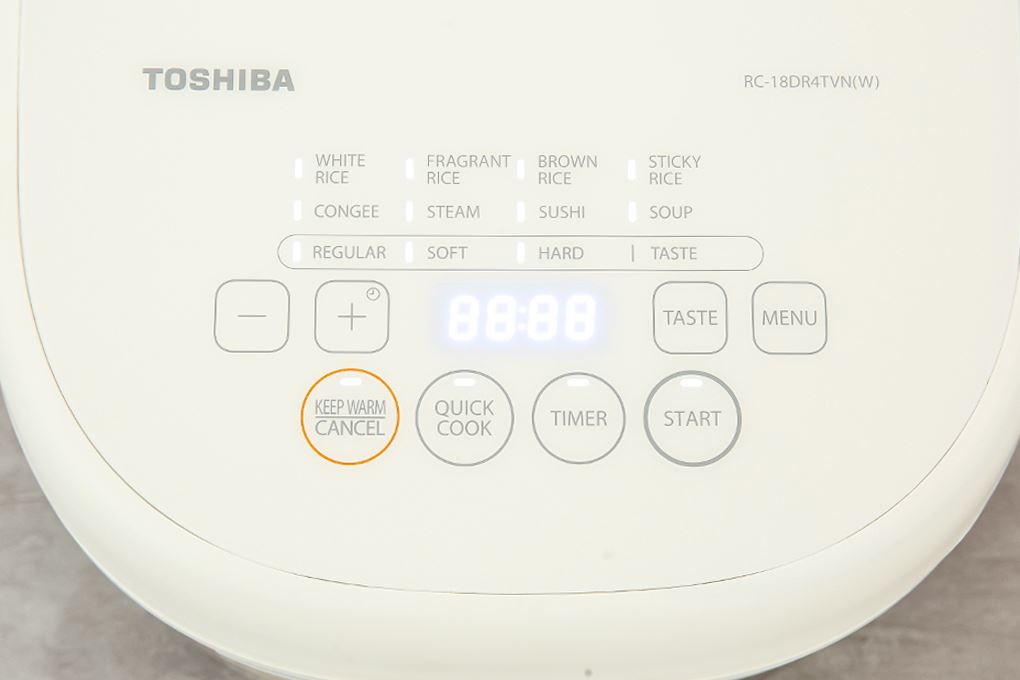 Nồi cơm điện tử Toshiba RC-18DR4TVN(W)1.8 lít