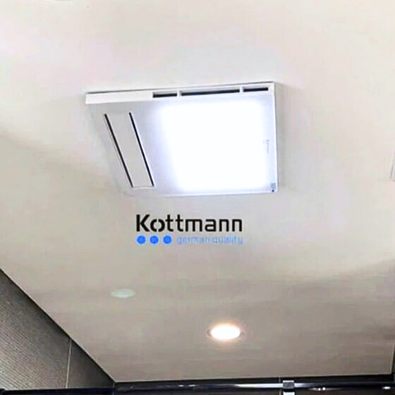 Quạt âm trần đa năng Kottmann K6 lắp nhà tắm