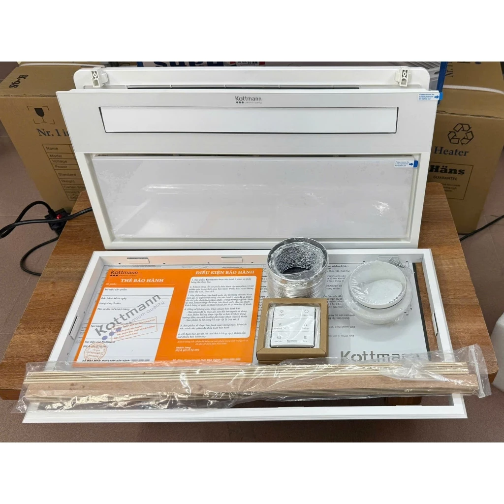 Quạt âm trần đa năng Kottmann K8 lắp nhà tắm