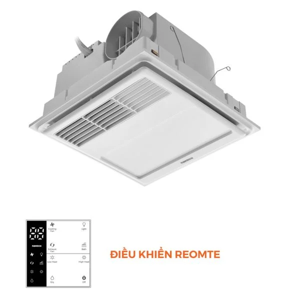 Quạt hút sưởi Nanoco NBD0330 5 trong 1 (2200W)