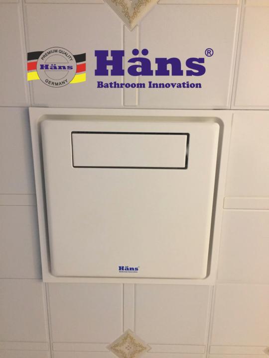 Quạt mát âm trần Hans H10R 39W, có điều khiển