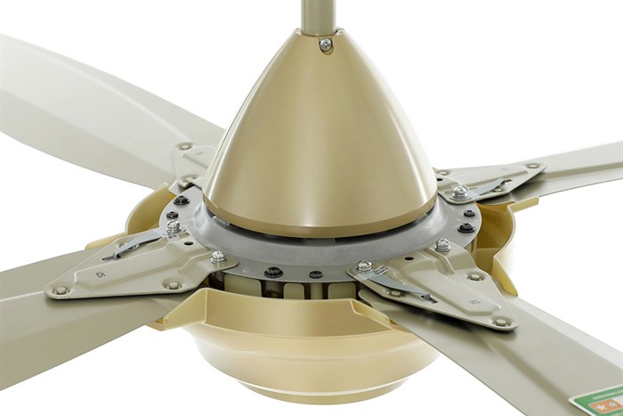 Quạt trần KDK M56XR(GD) 4 cánh, màu vàng
