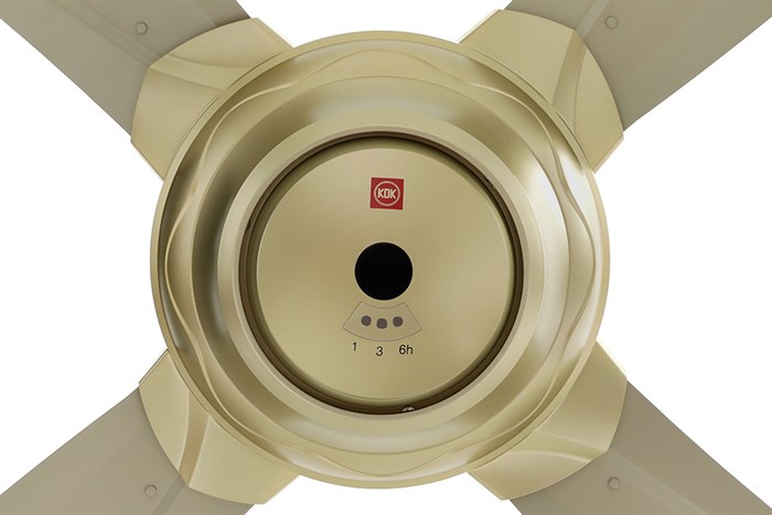 Quạt trần KDK M56XR(GD) 4 cánh, màu vàng