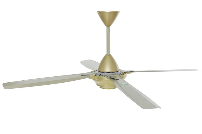 Quạt trần KDK M56XR(GD) 4 cánh, màu vàng