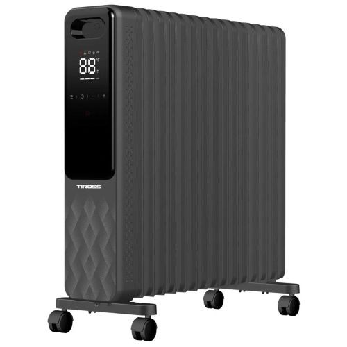 Máy sưởi dầu Tiross TS9222, 15 thanh, có điều khiển từ xa