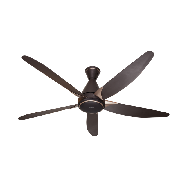 Quạt trần Panasonic F-60GDS-BS 5 cánh, màu nâu, ti 21.2cm