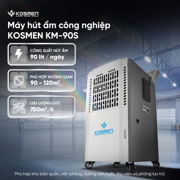 Máy hút ẩm công nghiệp Kosmen KM-90S